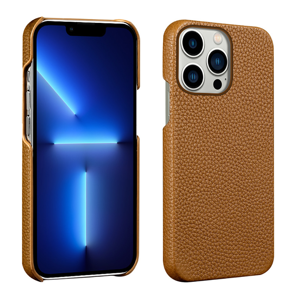 Real leather phone case for iphone 13
